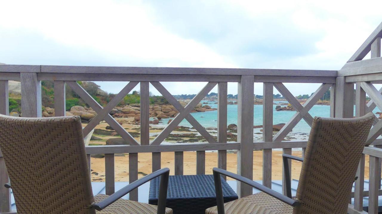 Logis Hôtel Saint Guirec Et De La Plage Perros-Guirec Exterior foto