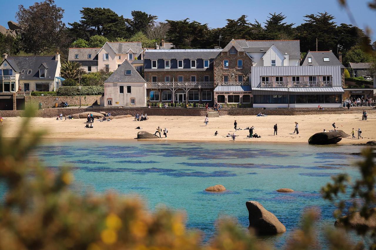 Logis Hôtel Saint Guirec Et De La Plage Perros-Guirec Exterior foto