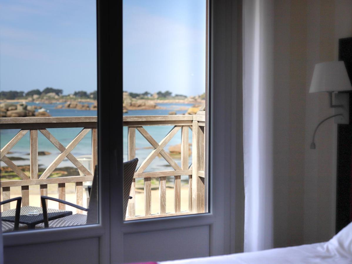 Logis Hôtel Saint Guirec Et De La Plage Perros-Guirec Exterior foto