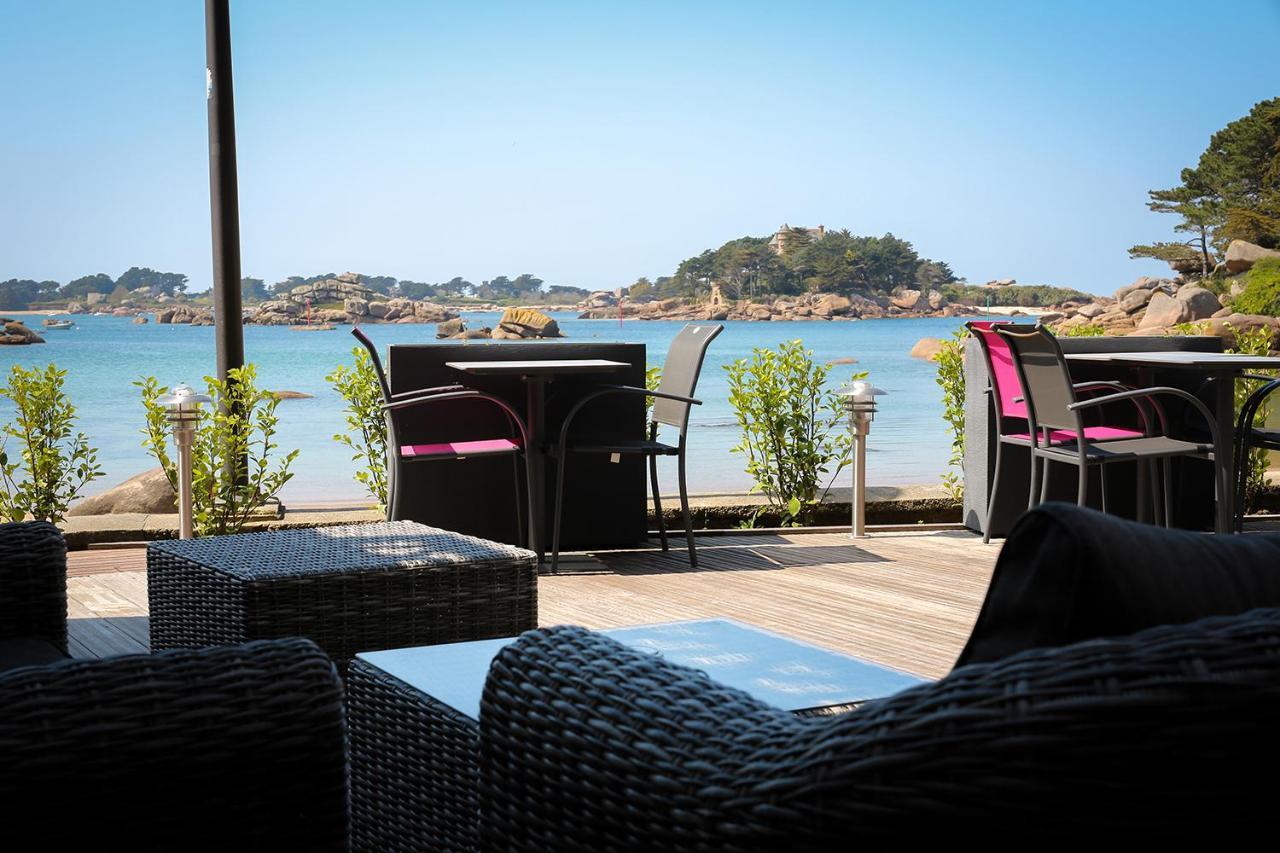 Logis Hôtel Saint Guirec Et De La Plage Perros-Guirec Exterior foto
