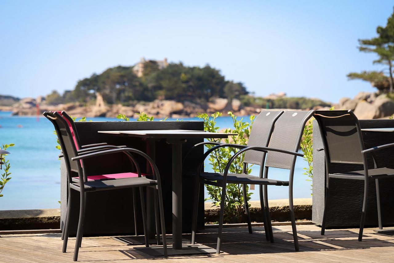 Logis Hôtel Saint Guirec Et De La Plage Perros-Guirec Exterior foto
