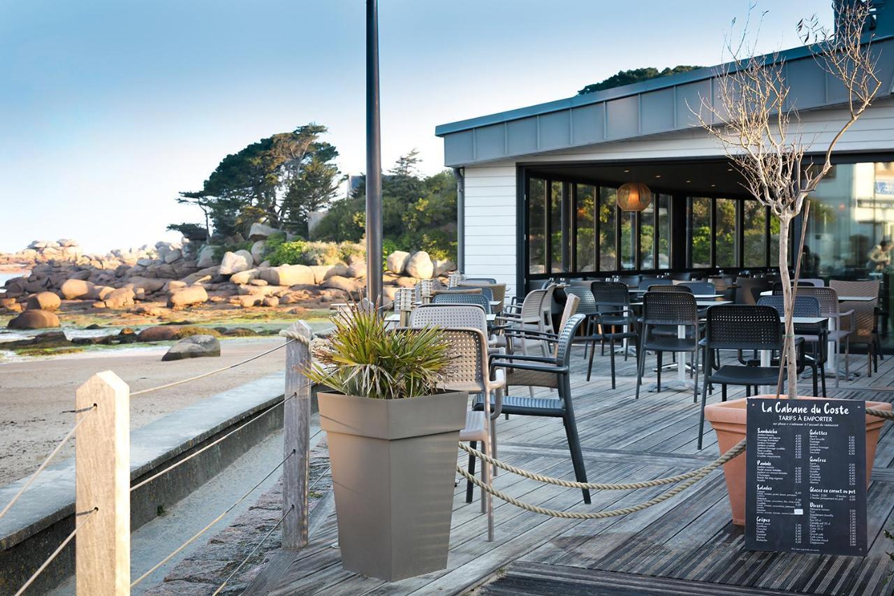 Logis Hôtel Saint Guirec Et De La Plage Perros-Guirec Exterior foto