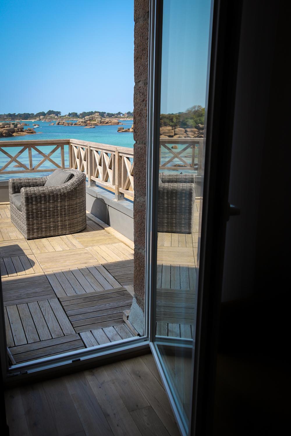Logis Hôtel Saint Guirec Et De La Plage Perros-Guirec Exterior foto