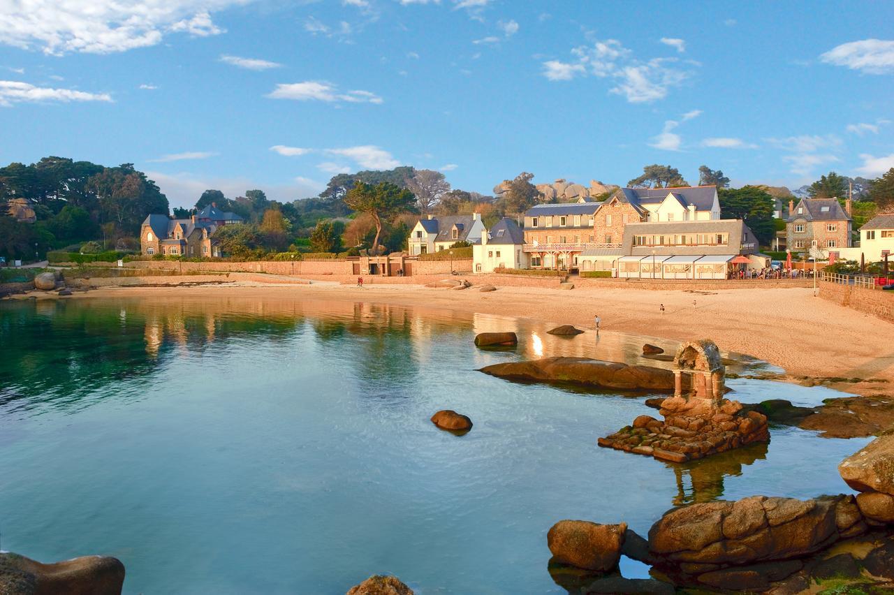 Logis Hôtel Saint Guirec Et De La Plage Perros-Guirec Exterior foto